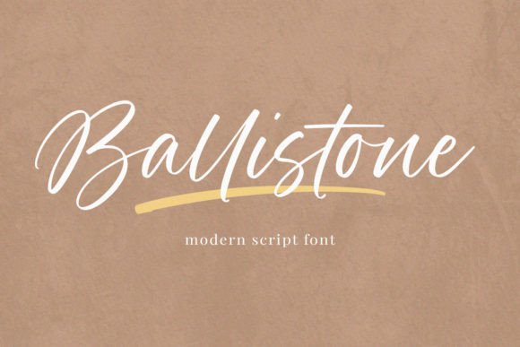 Ballistone Font Poster 1