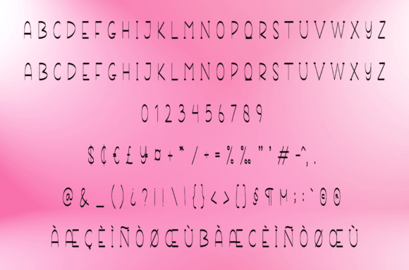 Ballon Rainbow Font Poster 6