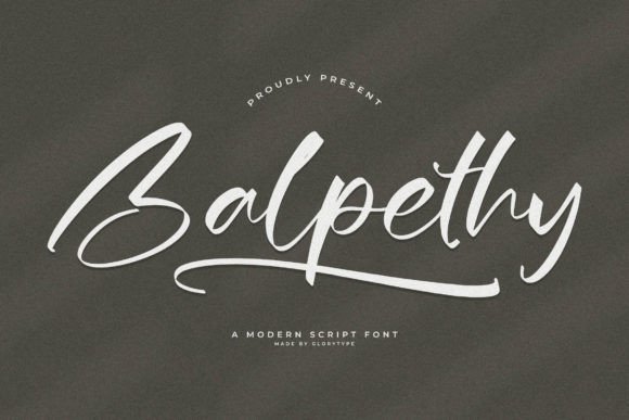 Balpethy Font Poster 1