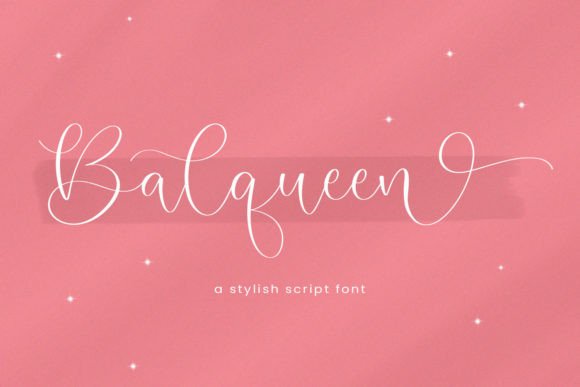 Balqueen Font Poster 1