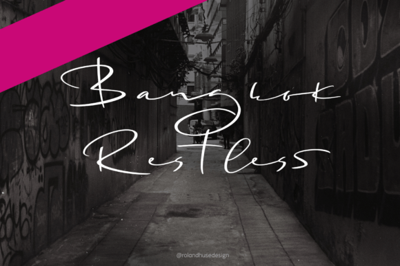 Bangkok Restless Font Poster 1