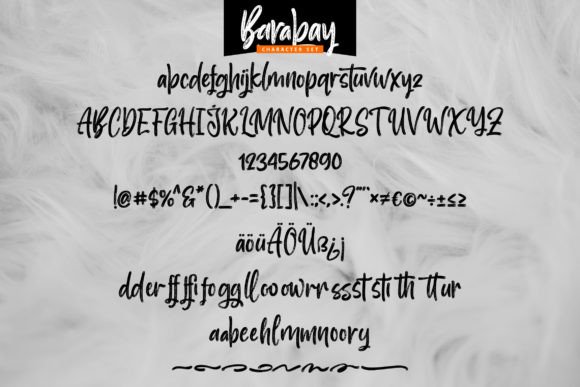 Barabay Font Poster 5