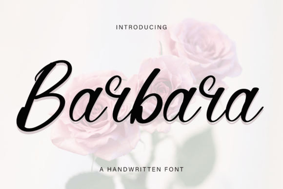 Barbara Font Poster 1