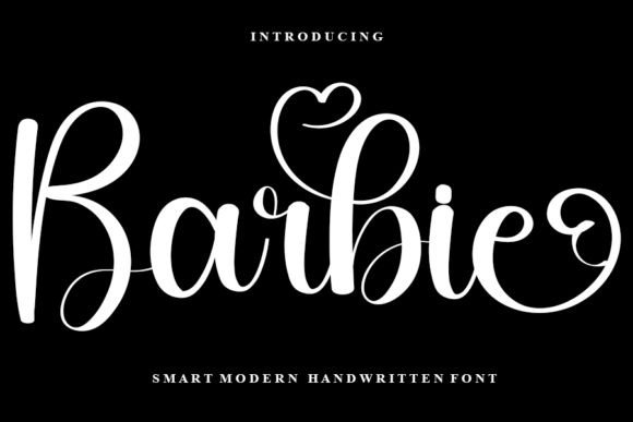 Barbie Font Poster 1