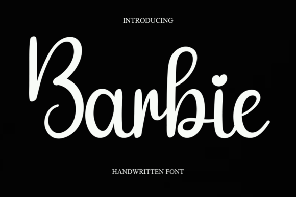 Barbie Font Poster 1