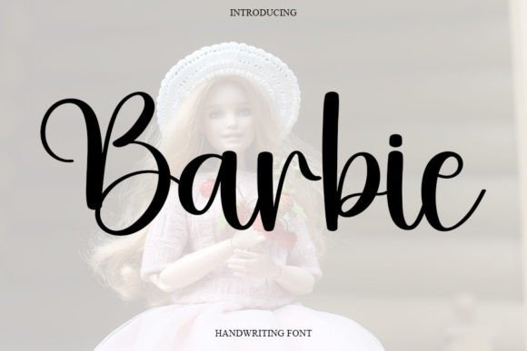 Barbie Font Poster 1