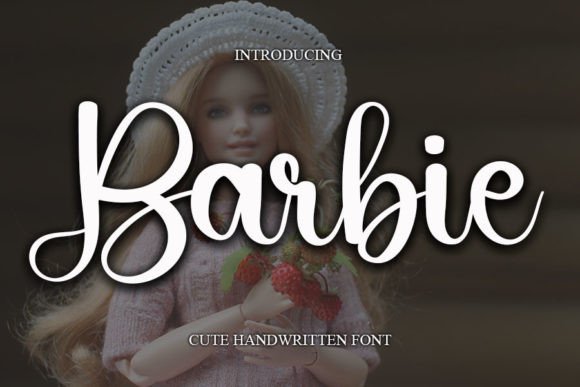 Barbie Font Poster 1