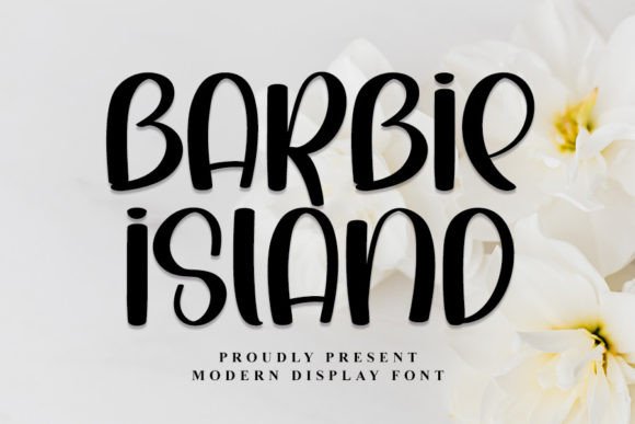 Barbie Island Font Poster 1