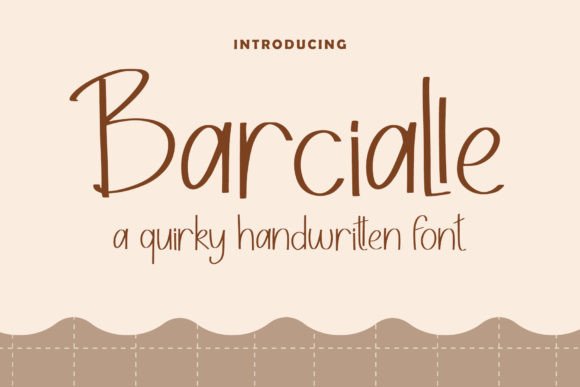 Barcialle Font Poster 1