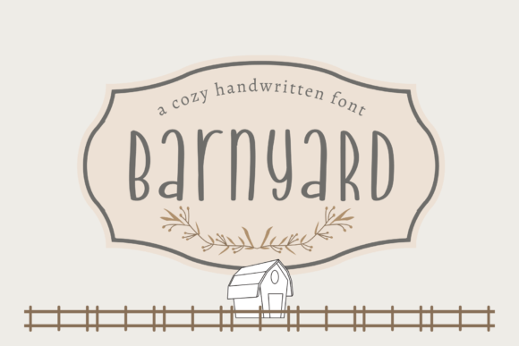 Barnyard Font Poster 1