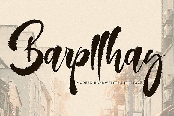 Barpllhay Font Poster 1