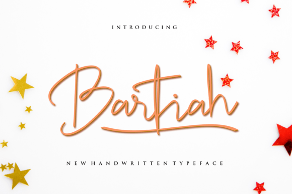 Bartiah Font Poster 1