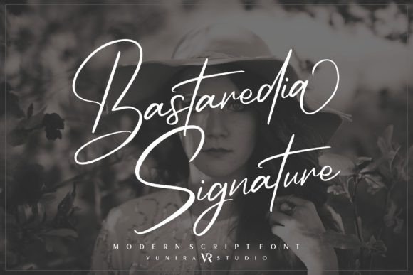 Bastaredia Signature Font Poster 1