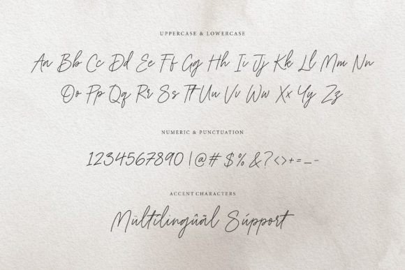 Bastonica Font Poster 6