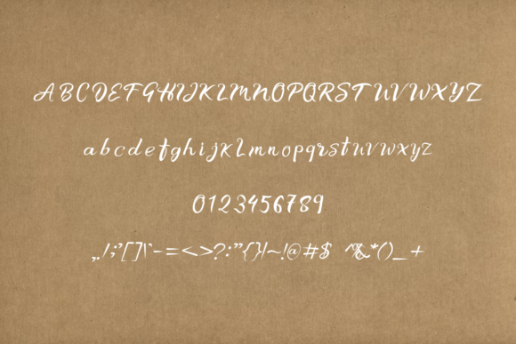 Batana Brush Font Poster 4
