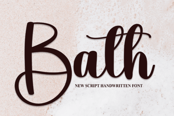 Bath Font Poster 1