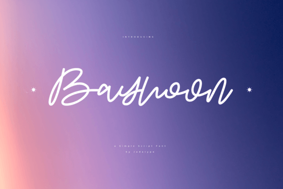 Bayhoon Font Poster 1