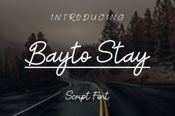 Bayto Stay Font Poster 1