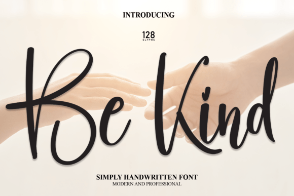 Be Kind Font Poster 1