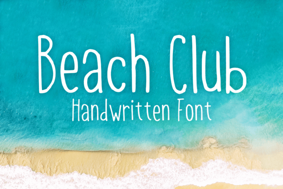 Beach Club Font Poster 1