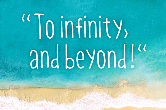 Beach Club Font Poster 2