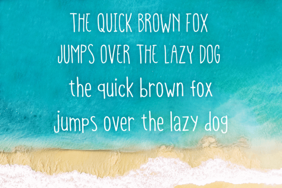 Beach Club Font Poster 4