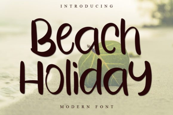 Beach Holiday Font