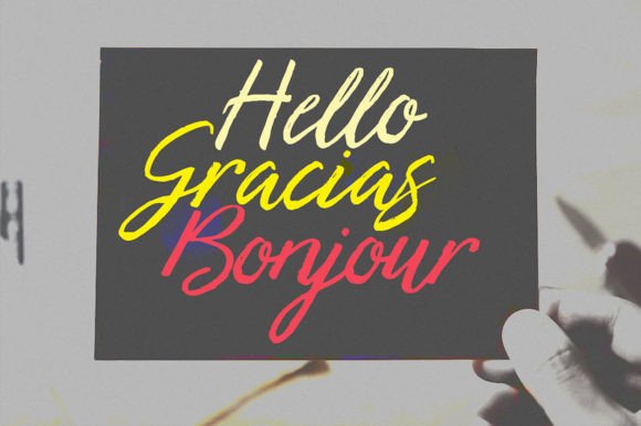 Bearded Font Poster 4