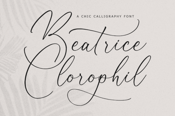 Beatrice Clorophil Font