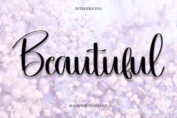 Beautiful Font Beautiful Font Poster 1