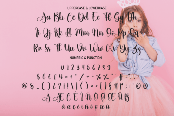 Beautiful Barbies Font Poster 4