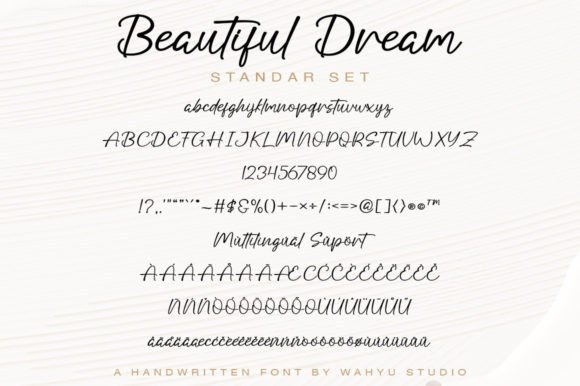 Beautiful Dream Font Poster 7