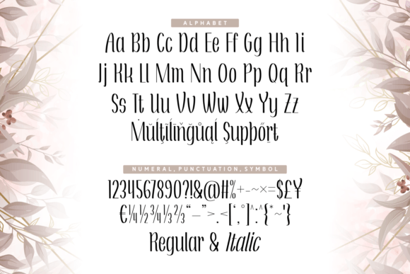 Beautiful Mellinda Font Poster 5