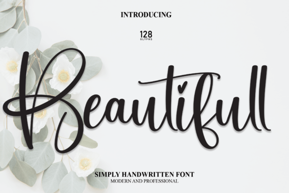 Beautifull Font Poster 1