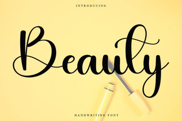 Beauty Font Poster 1