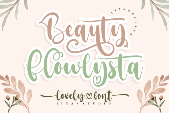 Beauty Flowlysta Font