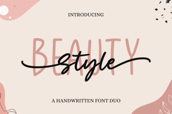 Beauty Style Font Poster 1