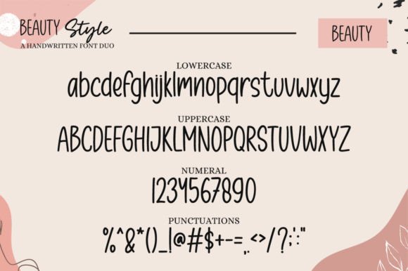Beauty Style Font Poster 7