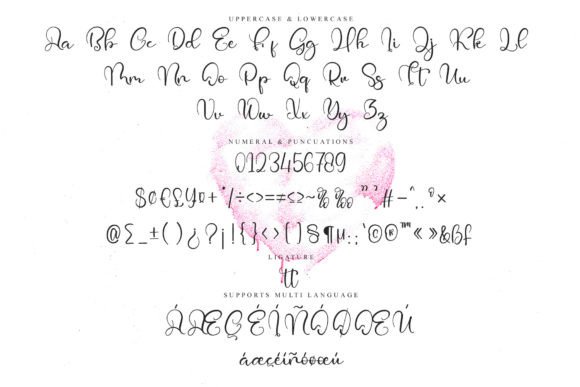 Beauty Valentine Font Poster 6