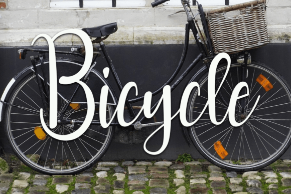 Because Font Poster 3