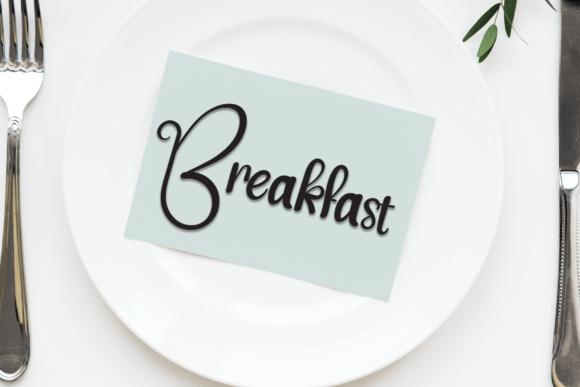 Beef Steak Font Poster 5