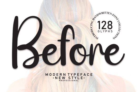 Before Font Poster 1