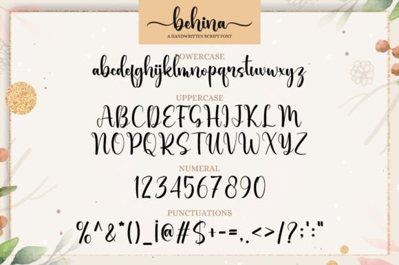 Behina Font Poster 7