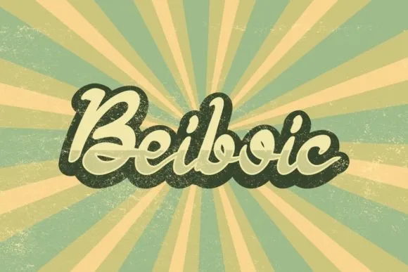 Beiboic Font Beiboic Font Poster 1