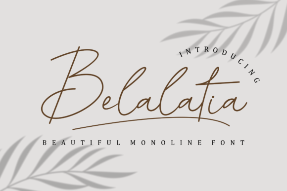 Belalatia Font Poster 1