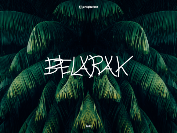 Belarak Font Poster 1