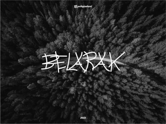 Belarak Font Poster 2