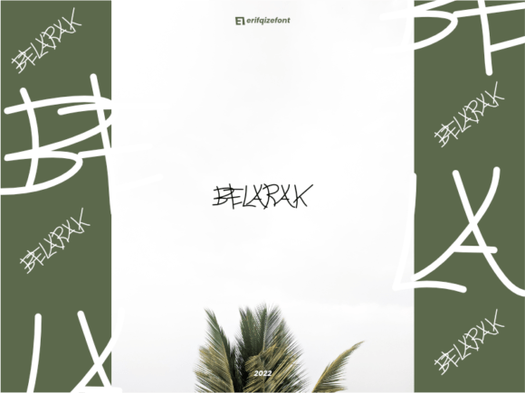 Belarak Font Poster 5