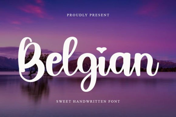 Belgian Font Poster 1