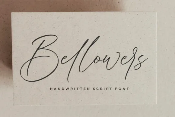 Bellowers Font Bellowers Font Poster 1